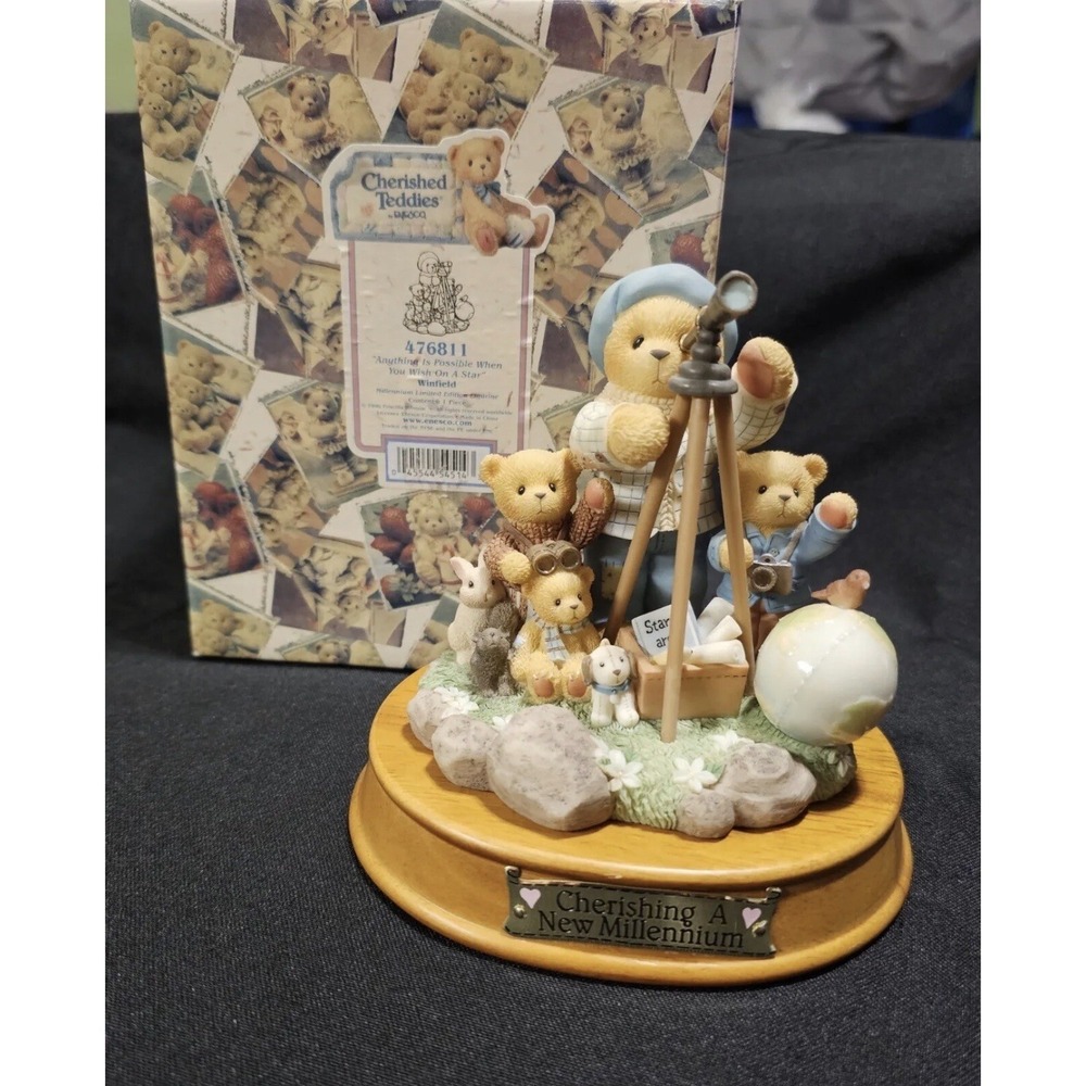 1999‎ Cherished Teddies Winfield #476811 Enesco Anything Is Possible Figurine